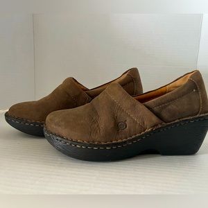 Born Tan Leather Women's Mules